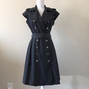 😍Calvin Klein Button-up Dress in Gray, size 8